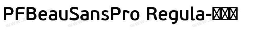 PFBeauSansPro Regula字体转换